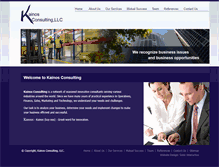 Tablet Screenshot of kainosconsulting.com